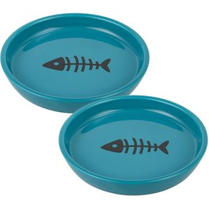 Park Life Designs Oscar Ceramic Cat Dish, 1-cup, 4 count