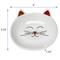 Show in main carousel: Park Life Designs Oscar Ceramic Cat Bowl, White, 0.5-cup slide 2 of 3