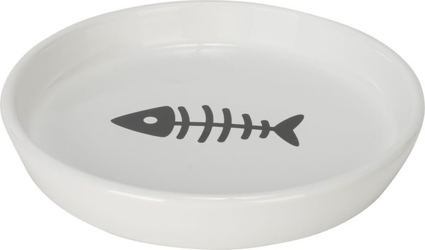 Park Life Designs Oscar Classic Round Ceramic Cat Bowl, 1-cup
