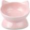 Show in main carousel: Park Life Designs Oscar Tilt Ceramic Cat Bowl, 1-cup, Pink slide 3 of 11