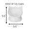 Show in main carousel: Park Life Designs Oscar Tilt Elevated Cat Bowl, White, 1-cup, 2 count slide 3 of 5