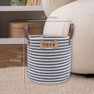 Show full view: Park Life Designs Sienna Cotton Dog Toy Storage Basket, 12 x 12-in slide 4 of 5