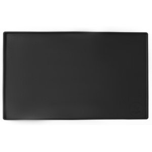 Park Life Designs Silicone Dog Food Mat, 11.8 x 18.9-in, Black