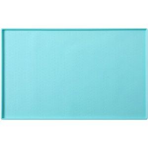 Park Life Designs Silicone Dog Food Mat, 11.8 x 18.9-in, Blue