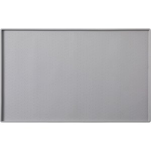 Park Life Designs Silicone Dog Food Mat, 11.8 x 18.9-in, Light Grey