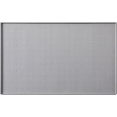 Park Life Designs Park Life Designs Silicone Dog Food Mat, 11.8 x 18.9-in, Light Grey