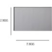 Show in main carousel: Park Life Designs Silicone Dog Food Mat, 11.8 x 18.9-in, Light Grey slide 3 of 5