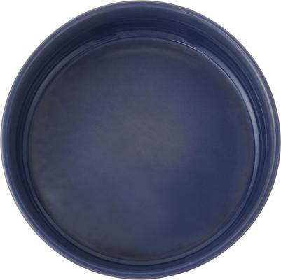 Show full view: Park Life Designs Skandi Ceramic Ribbed Dog Bowls, 2 count, Blue, 2-cup slide 6 of 7