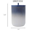 Show in main carousel: Park Life Designs Skandi Ceramic Ribbed Dog Treat Jar, Blue slide 3 of 7