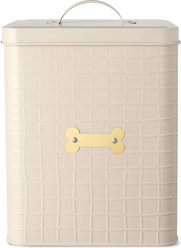 Park Life Designs Worsely Dog Food Storage Container, Tan, 120-oz