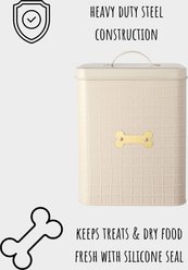 Park Life Designs Worsely Dog Food Storage Container, Tan, 120-oz slide 2 of 5
