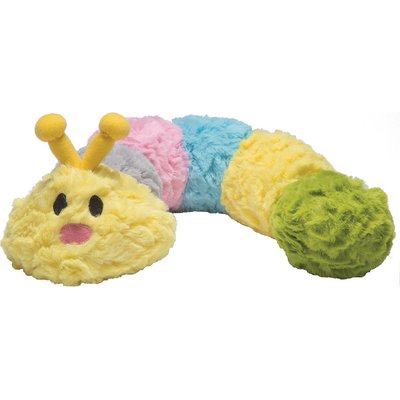 Patchwork Pet Patchwork Pet Squeaky Pastel Caterpillar Dog Toy, 20-in