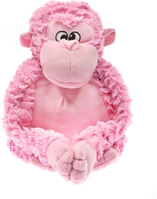 Show full view: Patchwork Pet Squeaky Pastel Gorilla Dog Toy, 15-in slide 1 of 3