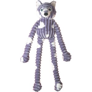 Patchwork Pet Squeaky Winter Wolf Dog Toy, 24-in