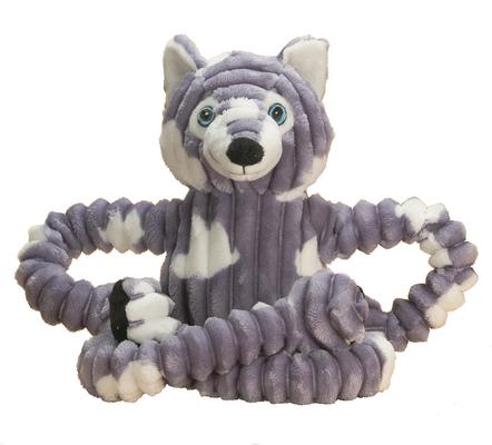 Show full view: Patchwork Pet Squeaky Winter Wolf Dog Toy, 24-in slide 2 of 3