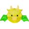Show in main carousel: Patchwork Pet Tough Prickles Dragon with Knight Dog Toy, 5-in slide 2 of 3