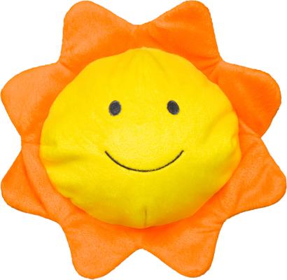 Show full view: Patchwork Pet Tough Prickles Sun with Moon Dog Toy, 5-in slide 2 of 5