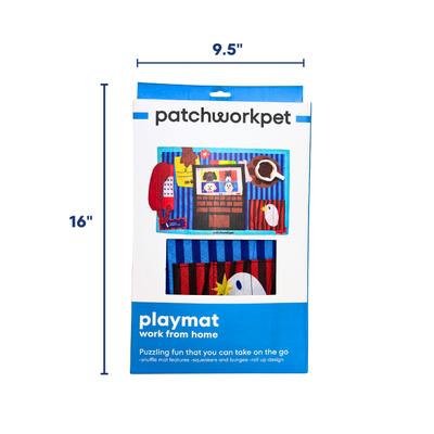 Show full view: Patchwork Pet Work from Home Dog Playmat slide 9 of 10