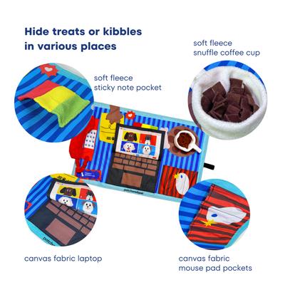 Show full view: Patchwork Pet Work from Home Dog Playmat slide 4 of 10