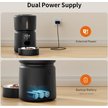 Show in main carousel: PATPET 2.4G WiFi Slow Feeding with Desiccant Bag Timed Automatic Dog & Cat Feeder, 3-L slide 4 of 6