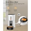 Show in main carousel: PATPET 2.4G WiFi Timed with 10S Voice Recorder & Desiccant Bag Automatic Dog & Cat Feeder, 4-L, White slide 6 of 8