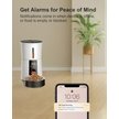 Show in main carousel: PATPET 2.4G WiFi Timed with 10S Voice Recorder & Desiccant Bag Automatic Dog & Cat Feeder, 4-L, White slide 4 of 8