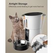 Show in main carousel: PATPET 2.4G WiFi Timed with 10S Voice Recorder & Desiccant Bag Automatic Dog & Cat Feeder, 4-L, White slide 2 of 8