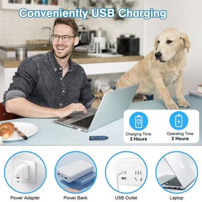 Show full view: PATPET 2 LED Quiet Medium & Large Dog & Cat Nail Grinder, Blue slide 9 of 10