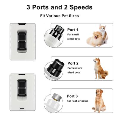 Show full view: PATPET 2 LED Quiet Medium & Large Dog & Cat Nail Grinder slide 5 of 9