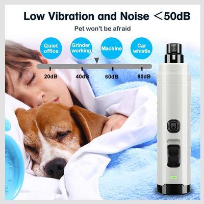 Show full view: PATPET 2 LED Quiet Medium & Large Dog & Cat Nail Grinder slide 7 of 9