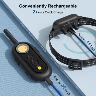  PATPET 2000-ft Waterproof & Adjustable Dog Training Collar, 9.8-25-in