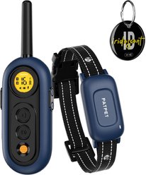 PATPET 2000-ft Waterproof & Adjustable Dog Training Collar, 9.8-25-in, Blue