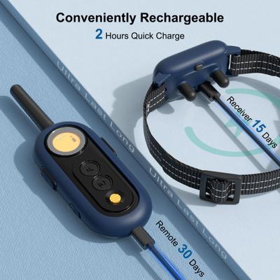  PATPET 2000-ft Waterproof & Adjustable Dog Training Collar, 9.8-25-in