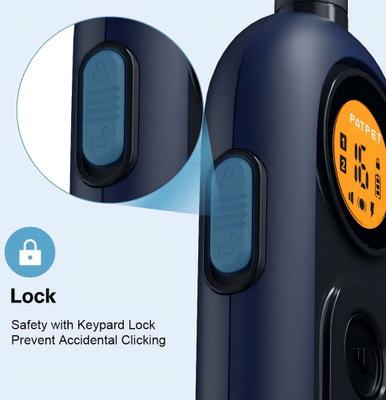 Show full view: PATPET 2000-ft Waterproof & Adjustable Dog Training Collar, 9.8-25-in, Blue slide 5 of 11