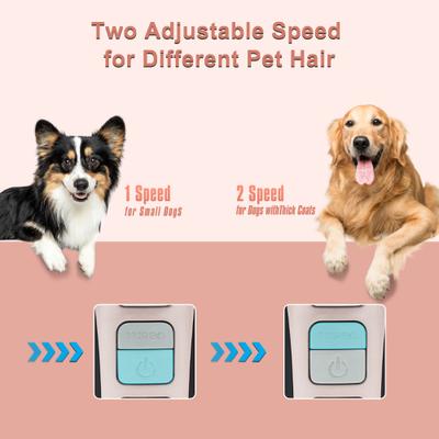 Show full view: PATPET 3-Speed Cordless Dog & Cat Hair Grooming Clipper Kit, Rose Gold slide 4 of 11