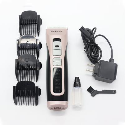 Show full view: PATPET 3-Speed Cordless Dog & Cat Hair Grooming Clipper Kit, Rose Gold slide 9 of 11