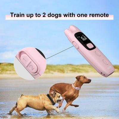 Show full view: PATPET P682 Lightweight 1000-ft Remote Dog Training Collar, Pink, Small slide 3 of 11