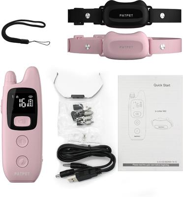 Show full view: PATPET P682 Lightweight 1000-ft Remote Dog Training Collar, Pink, Small slide 9 of 11