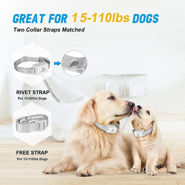 Show full view: PATPET A01 Anti-Bark Training Dog Collar, Grey slide 6 of 11