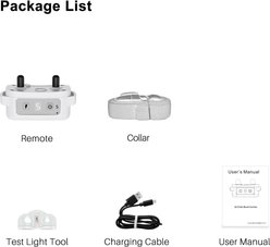 PATPET A12 Waterproof Electronic Smart Shock Training Dog Collar, Gray slide 2 of 8