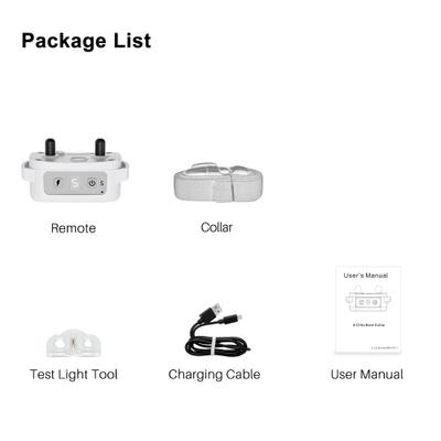 Show full view: PATPET A12 Waterproof Electronic Smart Shock Training Dog Collar, Gray slide 8 of 9