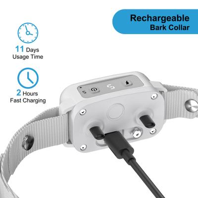 Show full view: PATPET A12 Waterproof Electronic Smart Shock Training Dog Collar, Gray slide 7 of 9