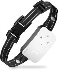 PATPET BC01 Automatic & Manual Adult Dog Bark Training Collar, Small, Black