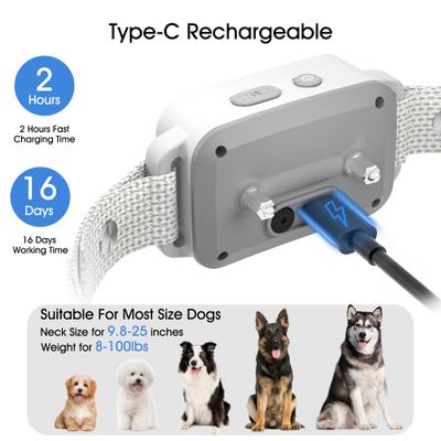 Show full view: PATPET BC02 AI 5 Adjustable Sensitivity Anti Bark Control Training Dog Collar slide 7 of 10