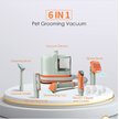 Show in main carousel: PATPET Dog & Cat Grooming Pet Hair Vacuum Kit with 7 Grooming Tools slide 2 of 7