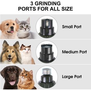 PATPET N60 6-Speed Electric Rechargeable Cat & Dog Nail Grinder, Army Green