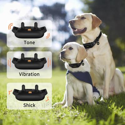 Show full view: PATPET NFC ID Pet Tag & Lightweight Remote Dog Training Electric Collar, Black, 2 count slide 4 of 11
