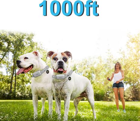 Show full view: PATPET NFC Pet ID Tag & P651 1000-ft Vibration & Beep Remote Dog Training Collar, Gray, 2 count slide 3 of 9