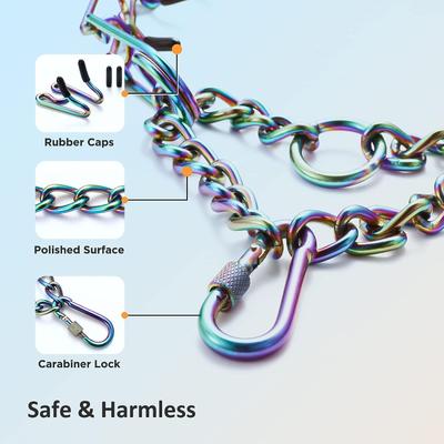 Show full view: PATPET No Pull Prong Training Pinch Dog Collar, Colorful, 20-in neck, 3.0-mm wide slide 2 of 8