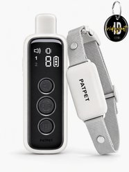 PATPET No Shock Remote Waterproof Rechargeable Dog Training E-Collar, Grey, 1 count slide 1 of 9